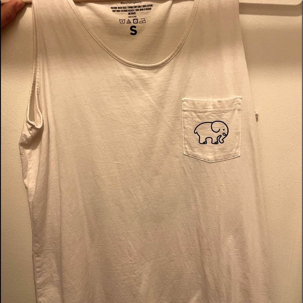 Ivory Ella White Tank Top